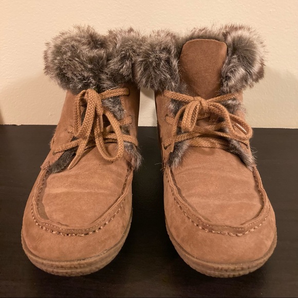 Indigo Rd faux fur moccasin booties - Picture 4 of 7
